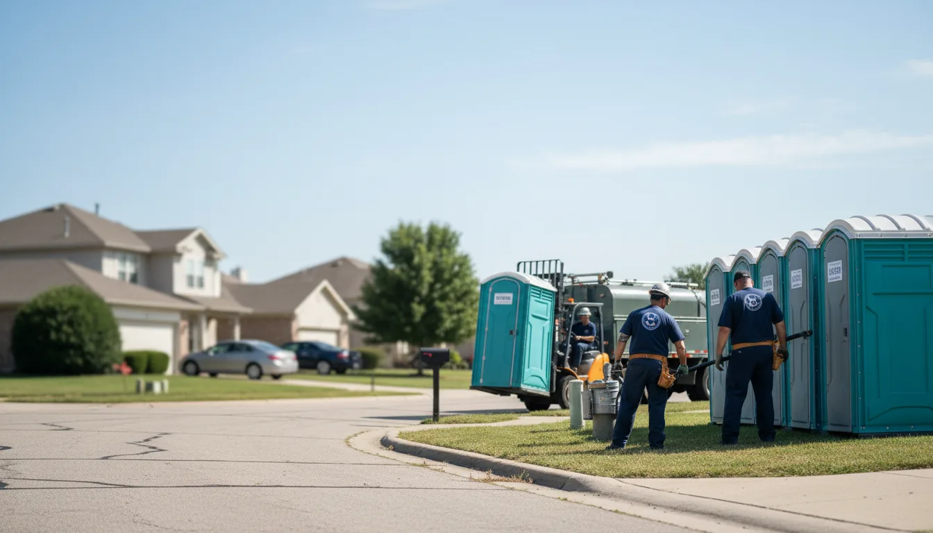 Porta Potty Rental in Red Oak, OK near me